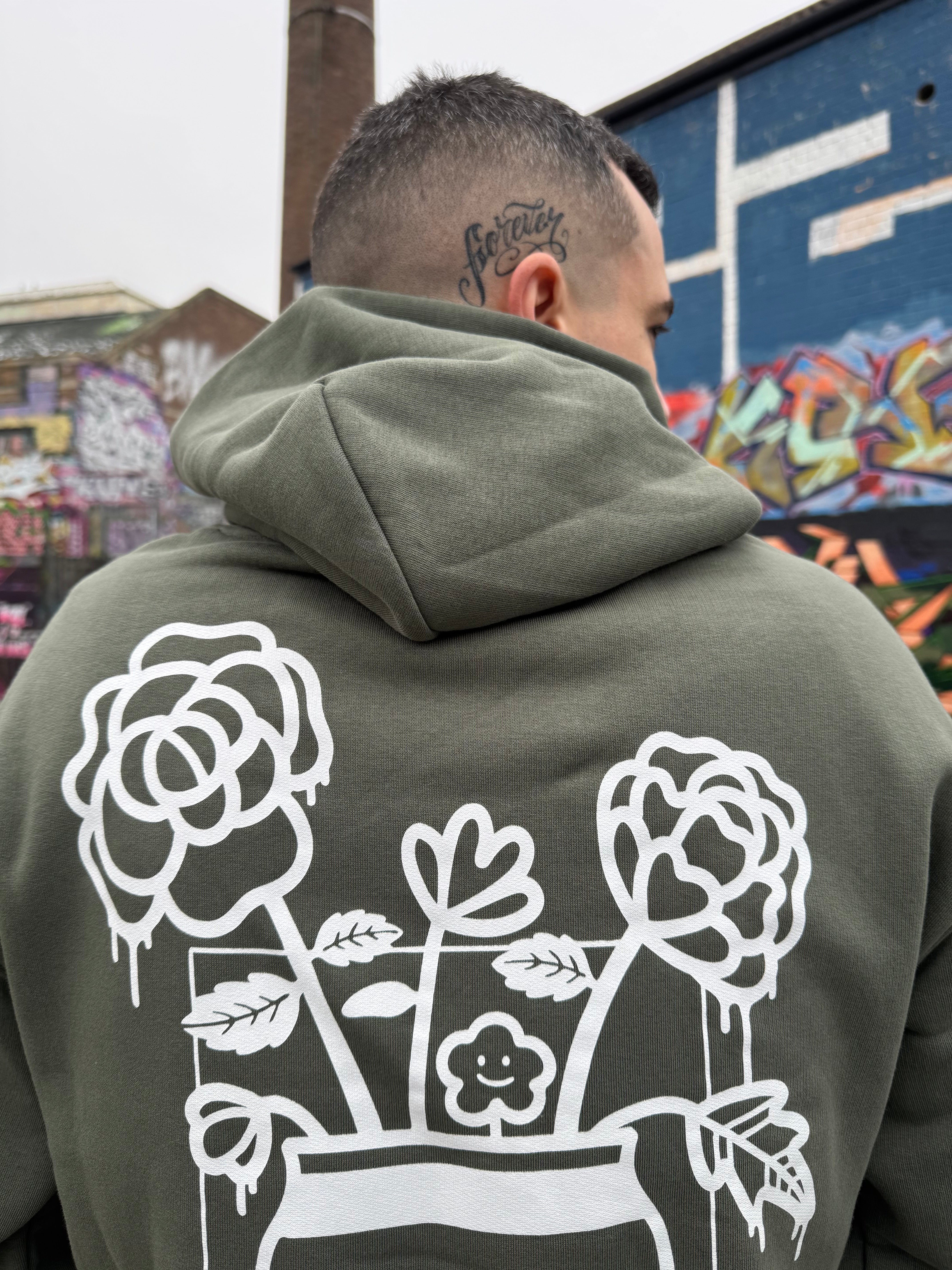 Flower Hoodie [Cypress] – Alright Mate