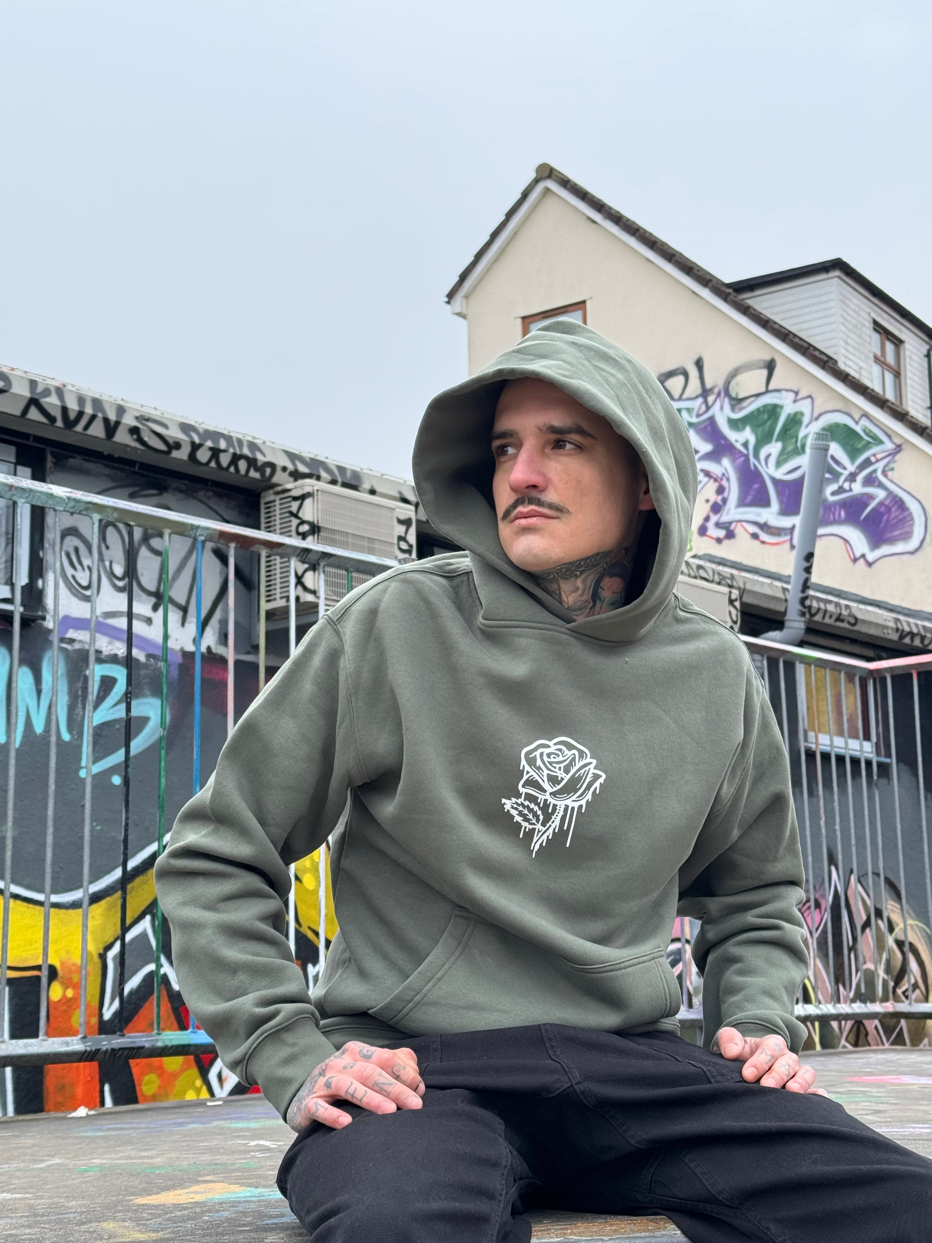 Flower Hoodie [Cypress] – Alright Mate