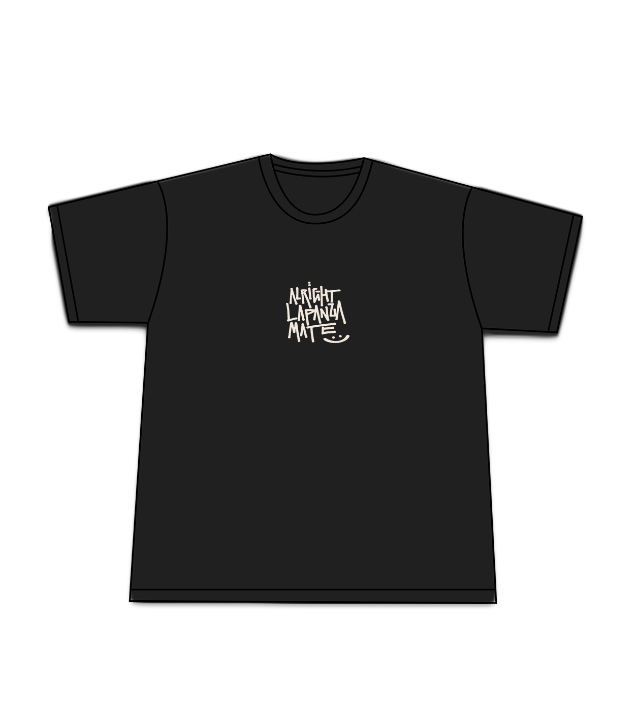 Alright Panza Boxy Tee [Black]