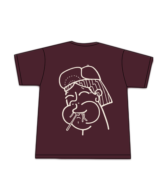 Alright Panza Boxy Tee [Burgundy]