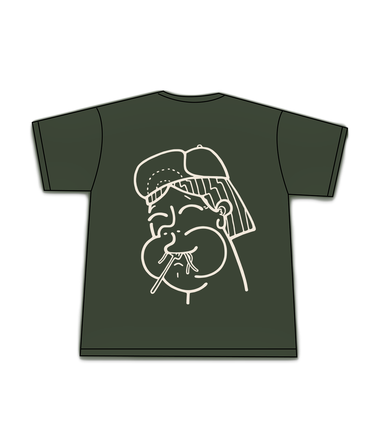 Alright Panza Boxy Tee [Khaki]